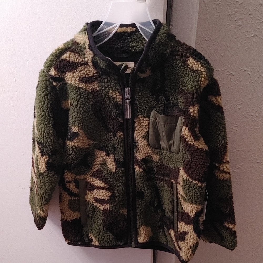 Camouflage Sherpa Jacket